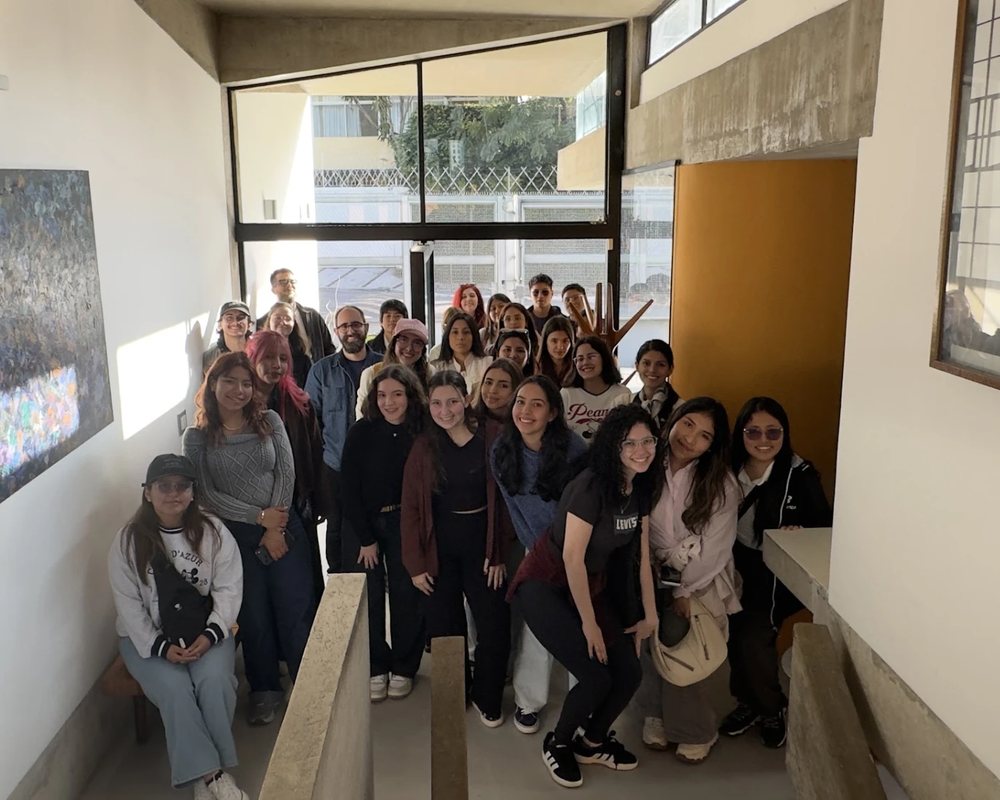 Turma em visita à Residência João Marino
