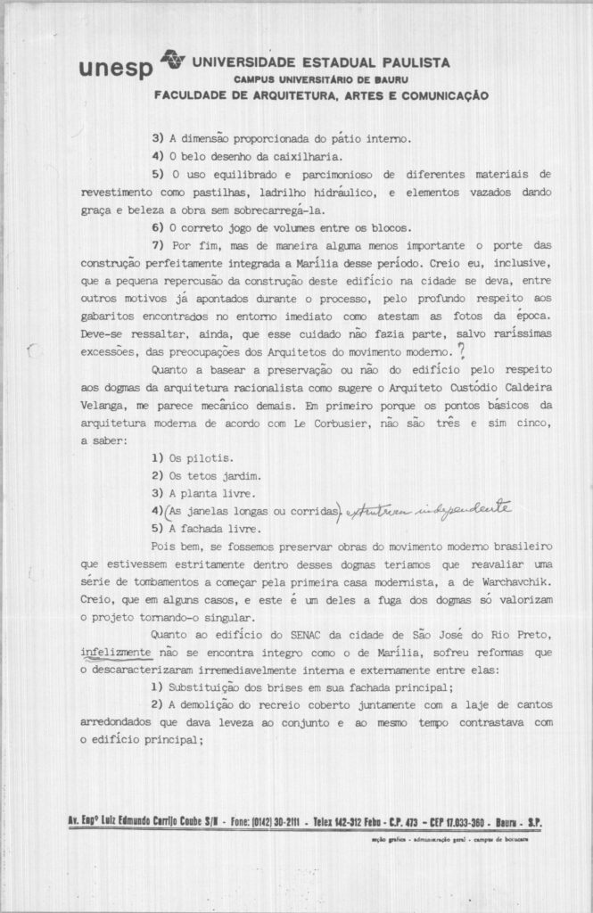 Prancha 45 — P0007 — Ginásio do SENAC Rio Preto — F023-P0007-1969-S01-D00045