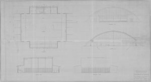 Planta, Corte A-a, Fachada A-a, Corte B-b, Fachada B-b — P0033