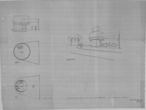 fachada av. anhangabaú, superior, térreo, perspectiva — P0042