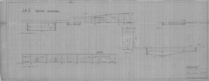 Corte Longitudinal B-b / Corte Transversal A-a / Corte C-c / Corte D-d — P0049