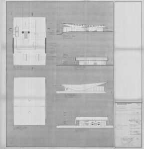 Planta, Cortes, Fachadas, Cobertura - Estação Praia de Itararé — P0124