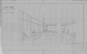 Perspectiva do Bar e Restaurante dos Senadores — P0179