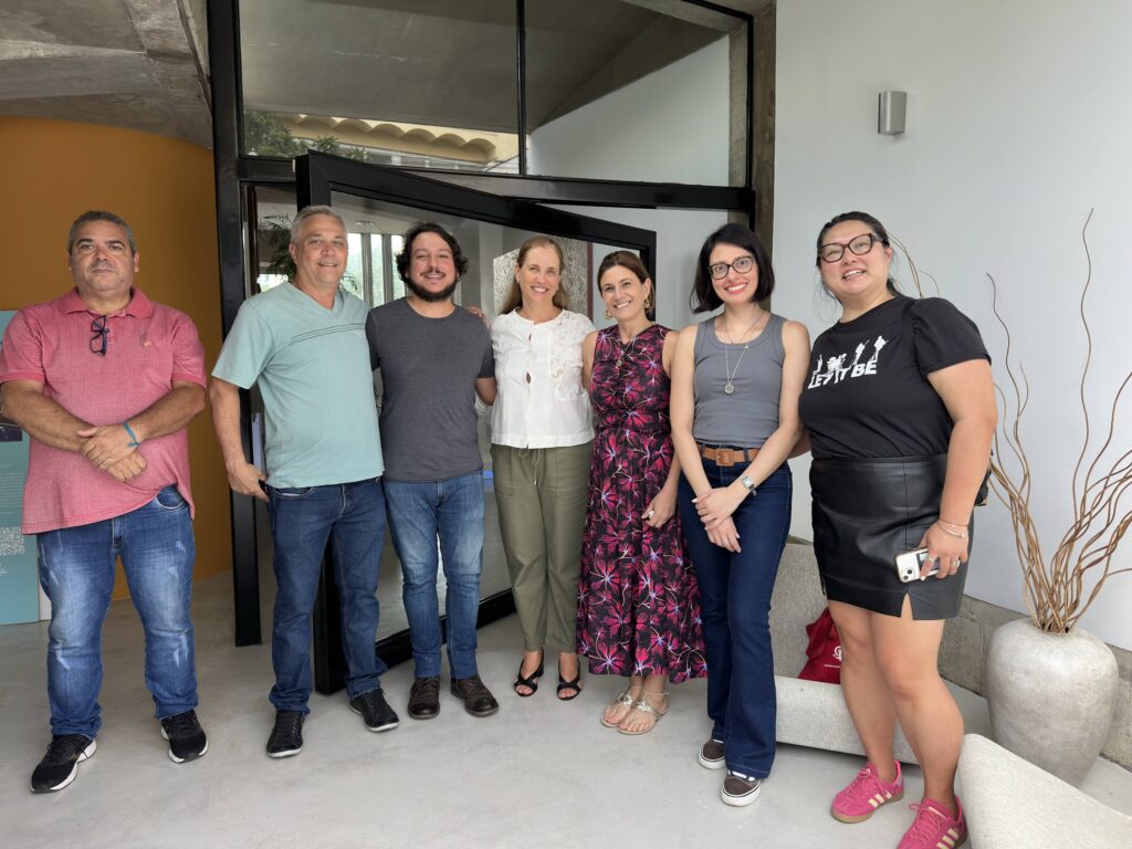 Visita de representantes do Arquivo Público de Rio Claro, 12/03/2025. Foto: CAMP.