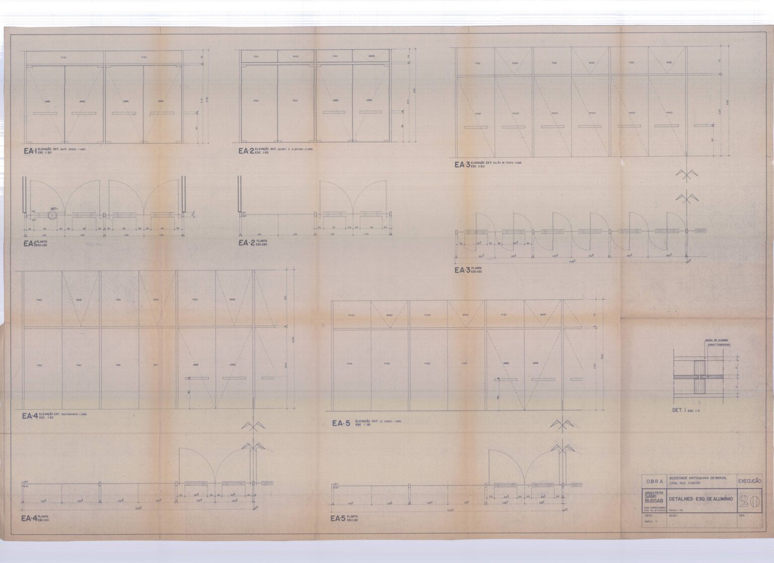 Detalhes - esq. de alumínio — P0168 — Soc. Antioquina do Brasil, Rua Cubatão — F026-P0168-0000-S01-D00014