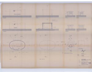 Edificio/cabine alta tensão e cabine de balança - plantas/corte/elevações — P0009 — CRASA, Sto. André