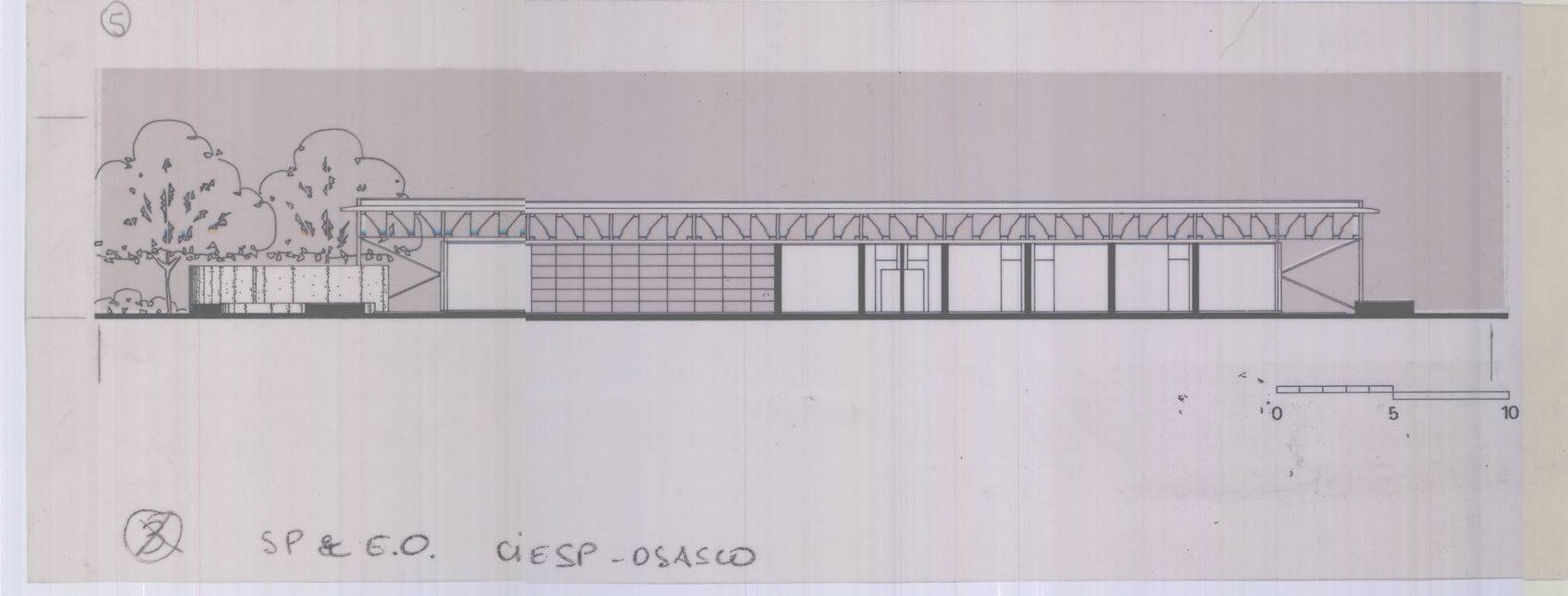 Elevação — P0119 — Centro das Indústrias do Estado de São Paulo (CIESP) Osasco — F009-P0119-0000-S01-D00001