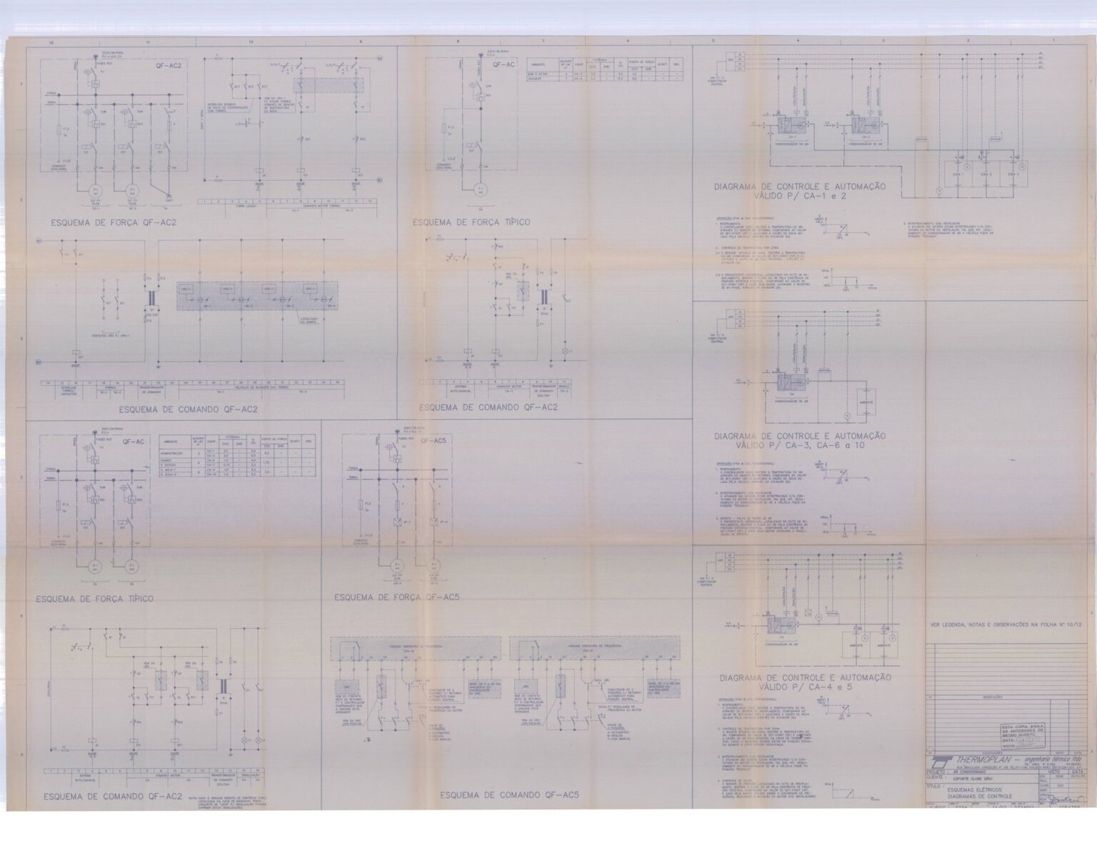 Esquemas elétricos / diagramas de controle — P0003 — Clube Sírio, Av. Indianópolis — F026-P0003-1992-S01-D00032