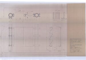 Plan and details of the enclosing frame — P0009 — 01 - Arquivo Arquivístico (TIFF)
