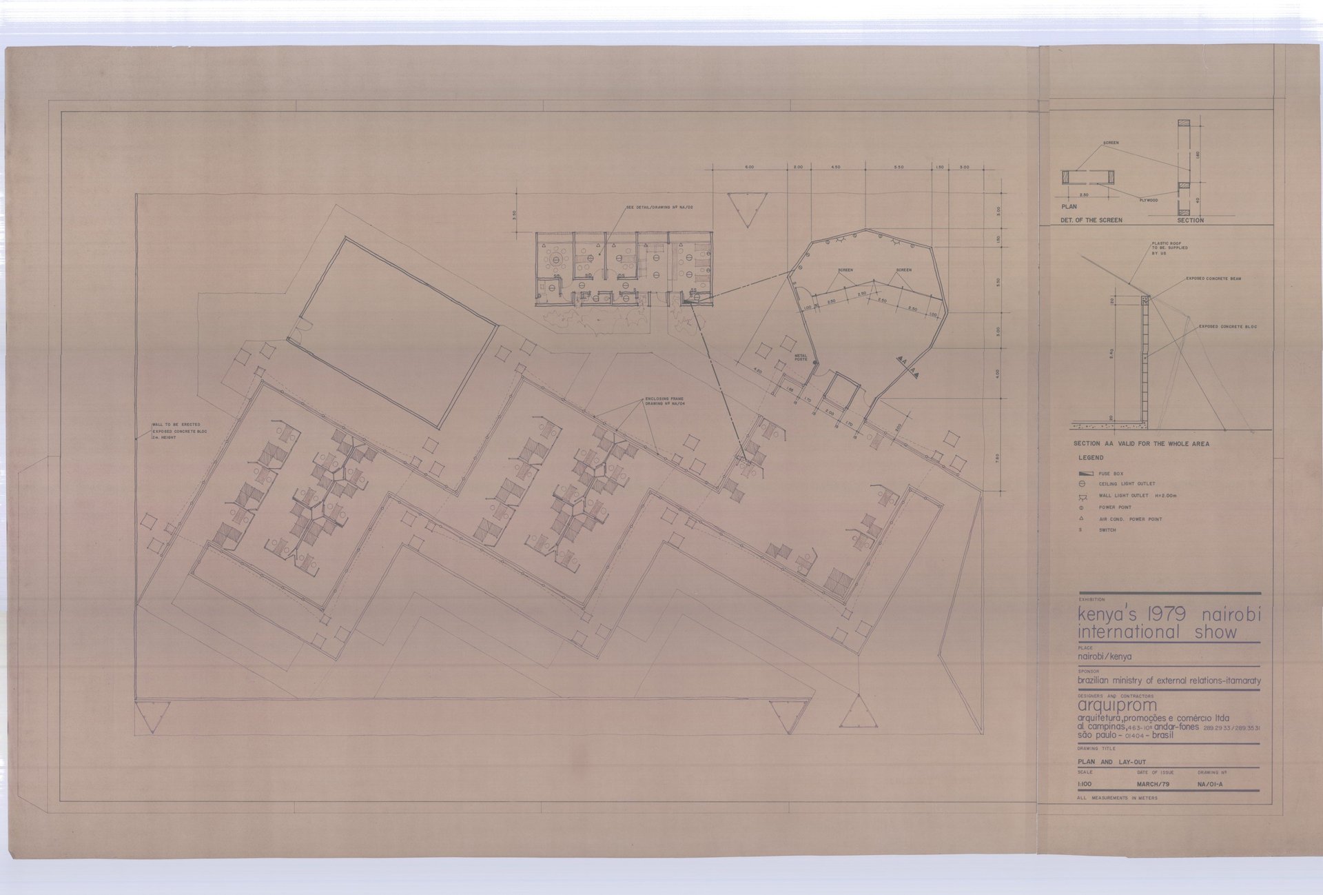 Plan and lay-out — P0009 — 01 - Arquivo Arquivístico (TIFF) — F022-P0009-0000-S01-D00001