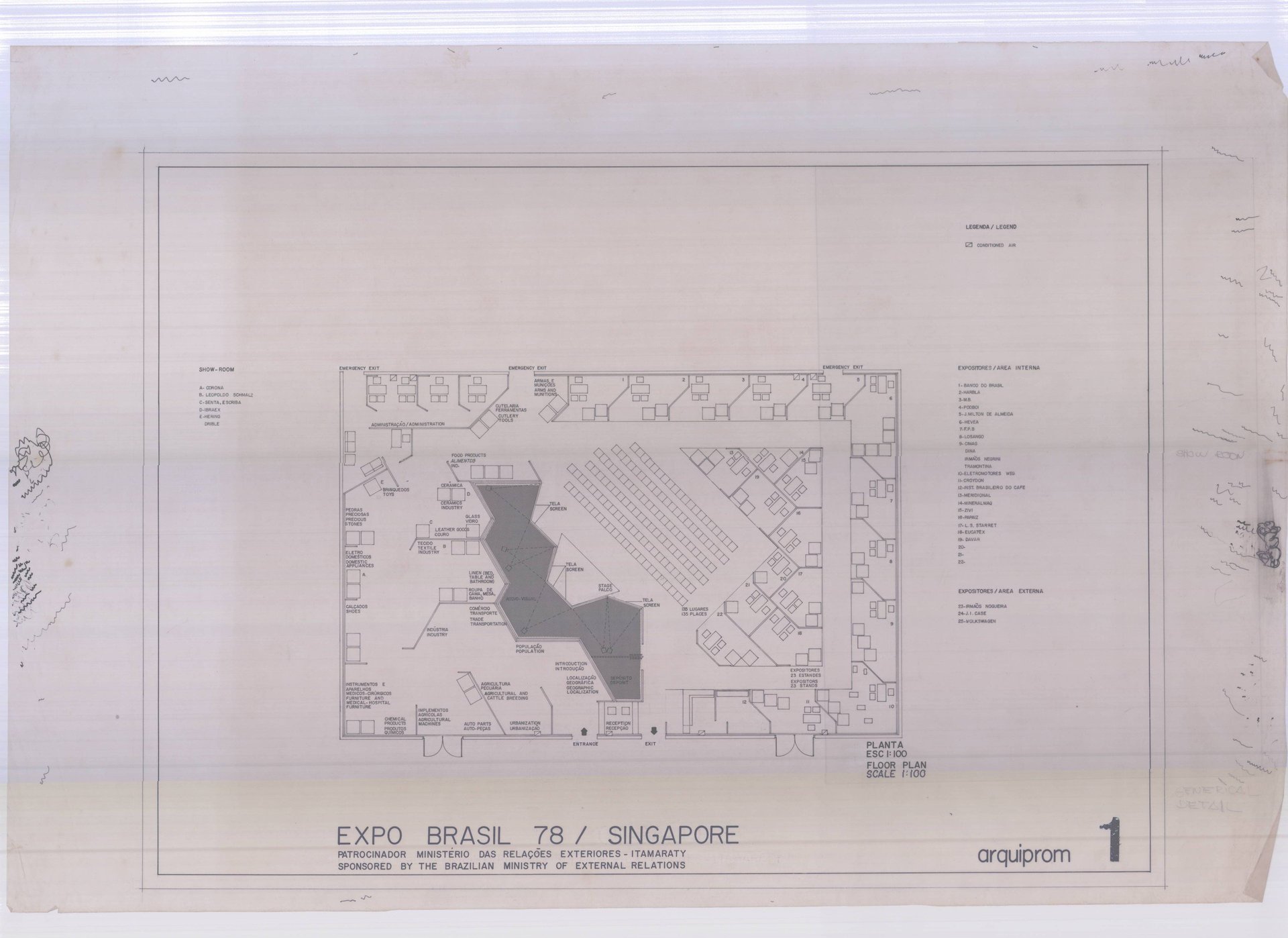 Planta / floor plan — P0007 — Expo Brasil - Cingapura — F022-P0007-1978-S01-D00003